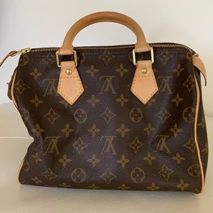 Louis Vuitton Handbag Monogram Speedy 25
